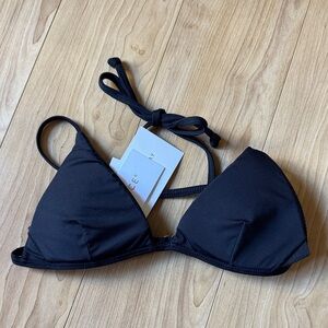 l*space Black Triangle Bikini Top